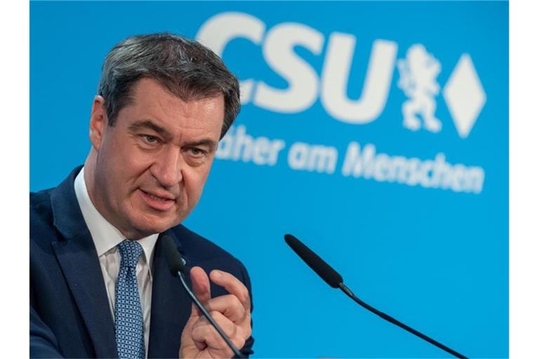 Markus Söder fordert ein Konjunkturpaket - und Steuererleichterungen im Kampf gegen die Wirtschaftskrise. Foto: Peter Kneffel/dpa