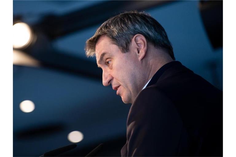 Markus Söder kündigte erneut Lockerungen für den Sport in Bayern an. Foto: Sven Hoppe/dpa