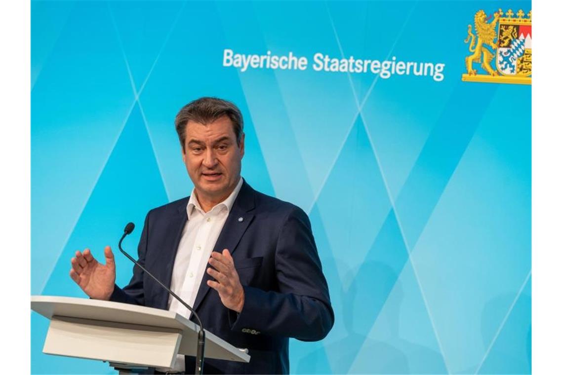 Söder: Bei Antisemitismus „mit höheren Strafen operieren“ Markus Söder Mitte Mai bei einer Pressekonferenz in München. Foto: Peter Kneffel/dpa