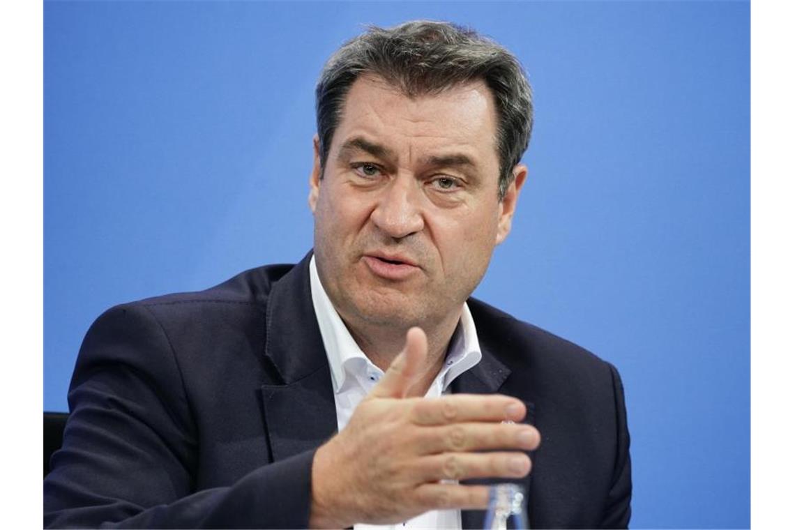 Söder: Koalition mit Grünen nur unter Unions-Kanzler Markus Söder würde die Rolle des Juniorpartners in einer etwaigen Unions-Koalition mit den Grünen für gundlegend falsch halten. Foto: Michael Kappeler/dpa-pool/dpa