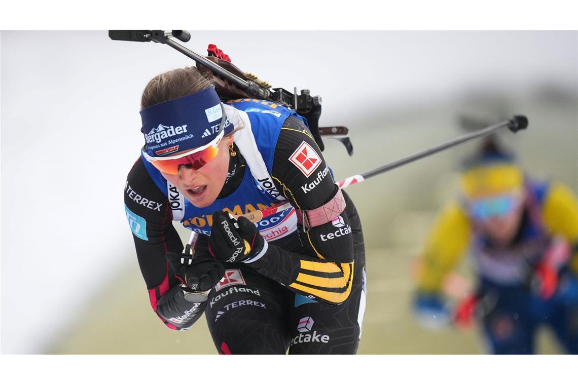 Marlene Fichtner knüpfte an ihre Leistung aus dem Einzel an.