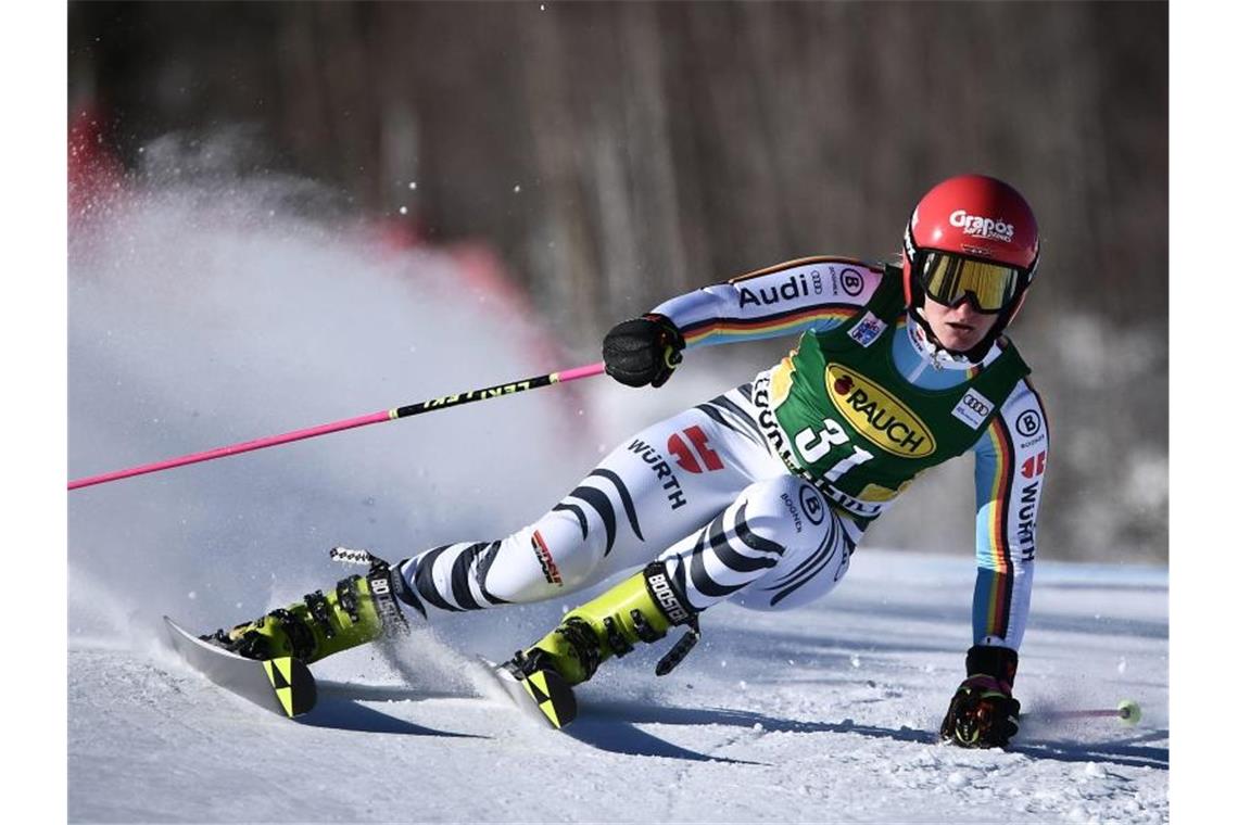 Ski-Star Shiffrin rast in Courchevel zum 72. Sieg Marlene Schmotz verpasste als 34. das Finale. Foto: Jeff Pachoud/AFP/dpa