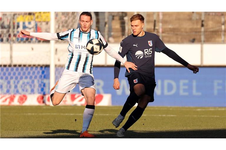 Marlon Faß (li.) plagen Rückenprobleme.    
Foto: Baumann