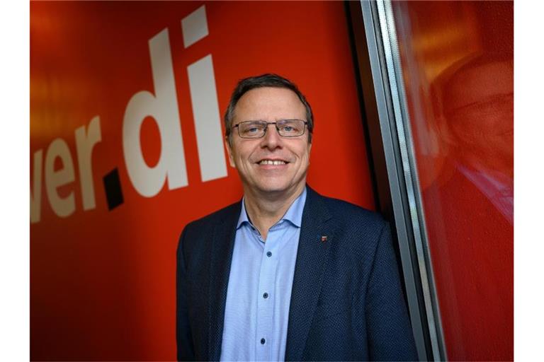 Martin Gross, Landesbezirksleiter der Gewerkschaft Verdi in Baden-Württemberg. Foto: Sebastian Gollnow/dpa/Archivbild