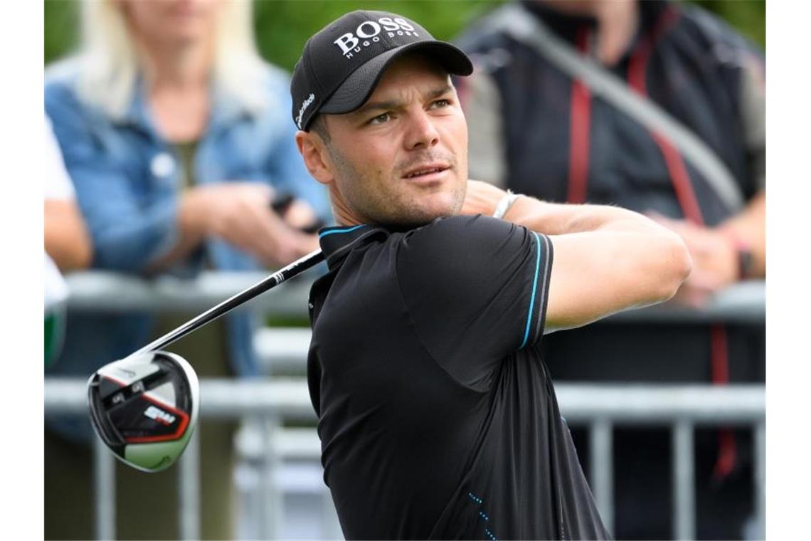 Golf-Turnier bei München: Kaymer zur Halbzeit Spitzenreiter Martin Kaymer hat bei der BMW International Open die Führung übernommen. Foto: Sven Hoppe