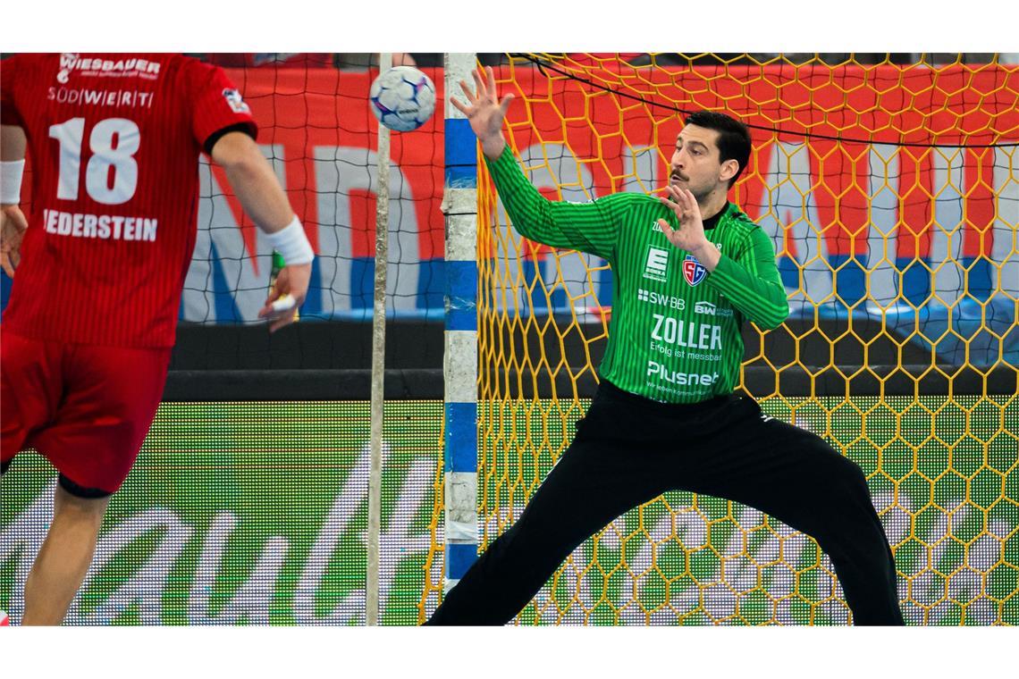 Martin Tomovski (28) trifft  mit der Nationalmannschaft von Nordmazedonien in der Vorrunden-Gruppe B in Herning auf Dänemark. Portugal und Rumänien. Der Keeper der SG BBM ist der einzige Spieler im Kader von Nationalcoach Kiril Lazarov, der nicht in der heimischen Liga in Nordmazedonien sein Geld verdient.