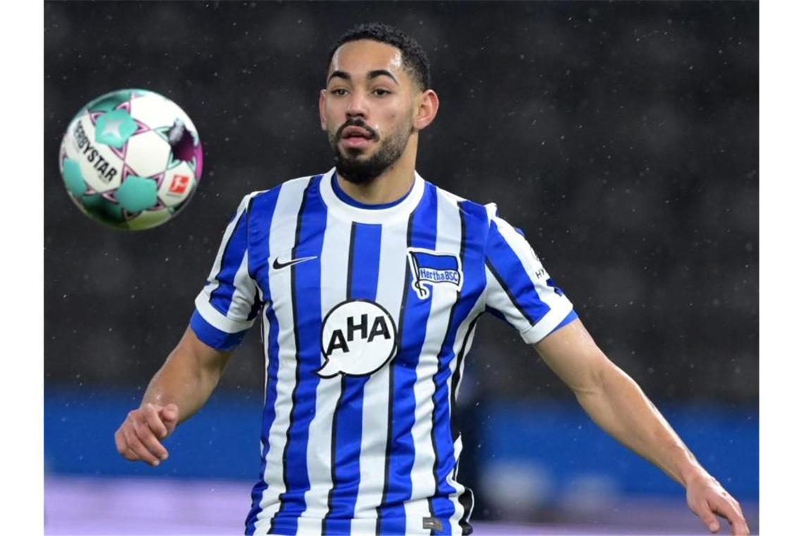 Fix: Matheus Cunha wechselt von Hertha zu Atlético Madrid Matheus Cunha verlässt Hertha BSC. Foto: Soeren Stache/dpa-Zentralbild/dpa