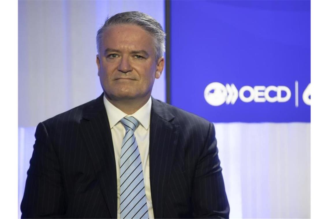 Mathias Cormann führt die OECD als Nachfolger des Mexikaners Angel Gurría für die nächsten fünf Jahre. Foto: Ian Langsdon/EPA Pool/AP/dpa