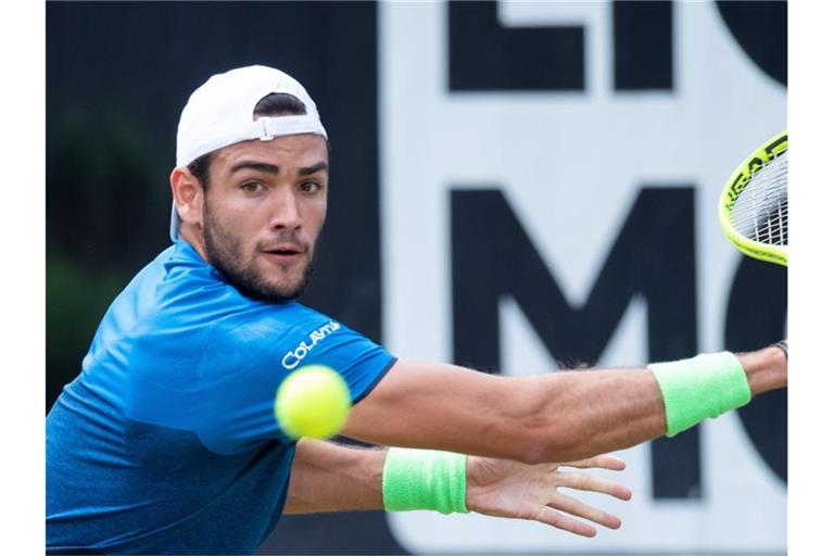 Matteo Berrettini in Aktion. Foto: Silas Stein