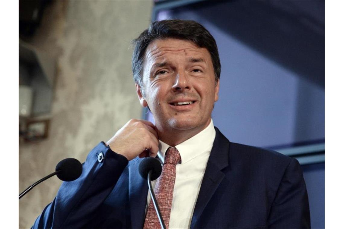 Italiens Ex-Premier Renzi verlässt Sozialdemokraten Matteo Renzi, ehemaliger Premierminister von Italien, verlässt die mitregierenden Sozialdemokraten und will eine neue Partei gründen. Foto: Fabio Cimaglia/LaPresse via ZUMA Press