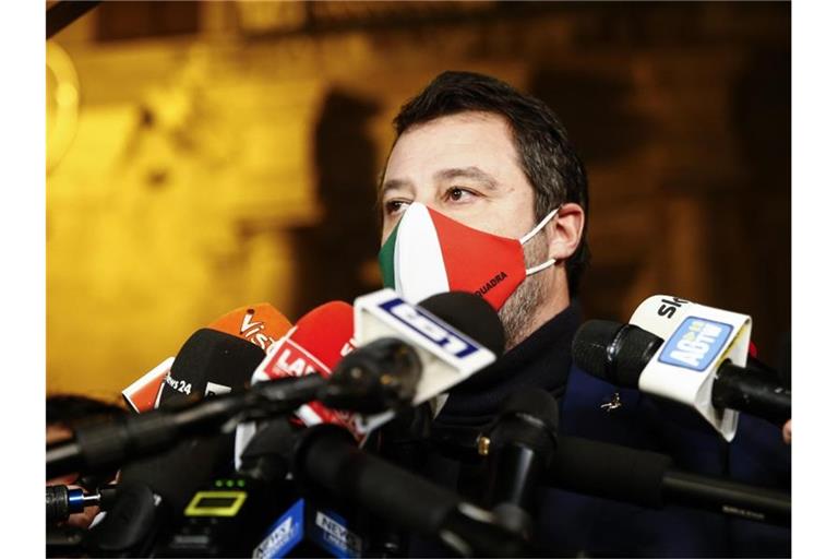 Matteo Salvini bringt ein neues Bündnis nach US-amerikanischem Vorbild ins Spiel. Foto: Cecilia Fabiano/LaPresse via ZUMA Press/dpa