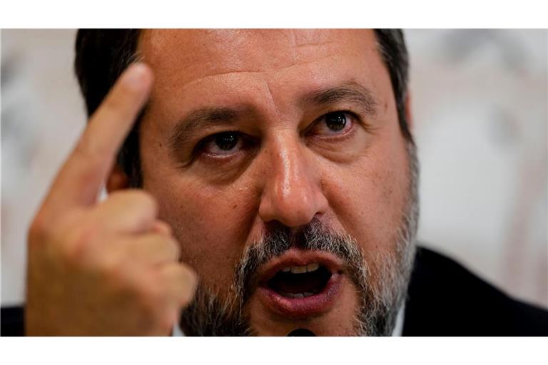Matteo Salvini spricht erneut von "Schande". (Archivbild)