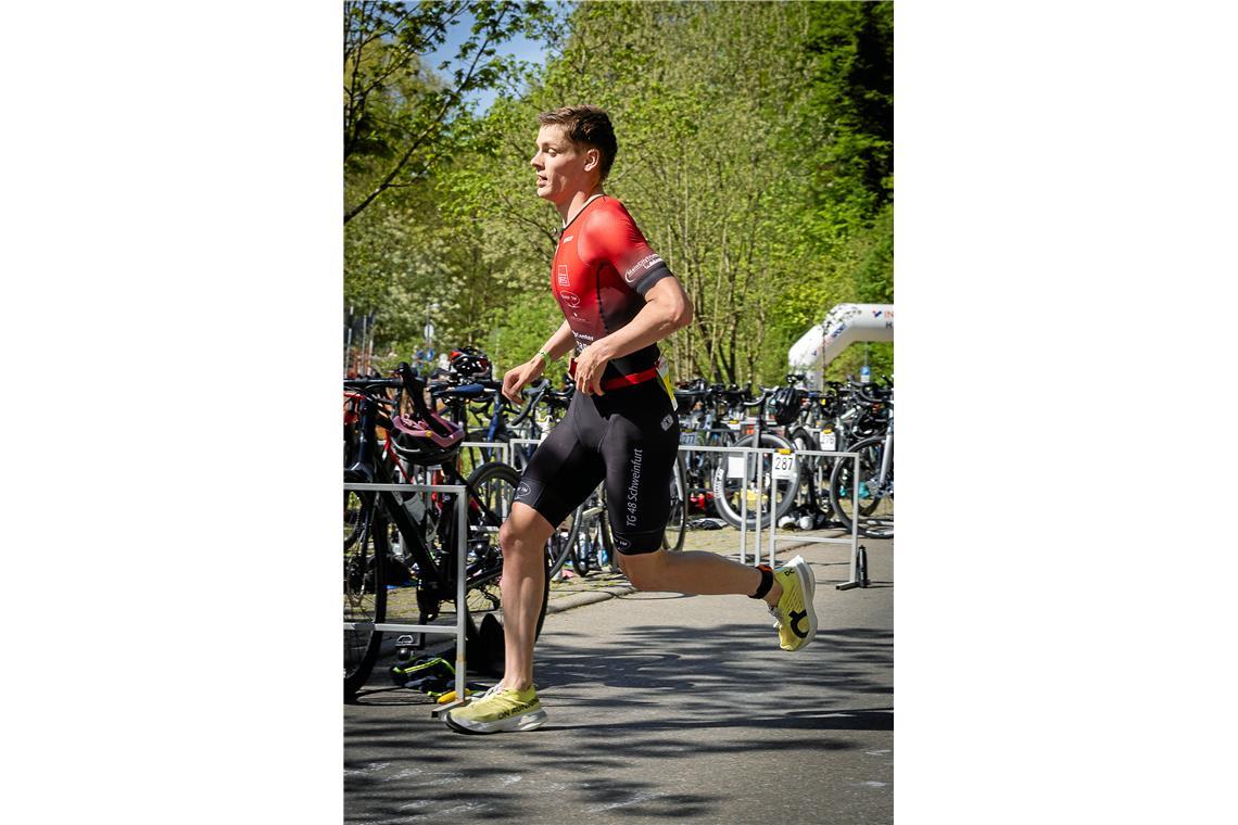 Matthias Betz 15. City Triathlon in Backnang am 26.4.2026