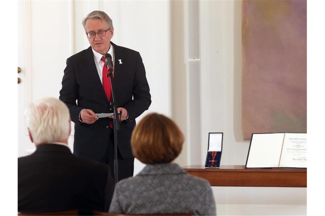 Matthias Katsch im Schloss Bellevue. Foto: Wolfgang Kumm/dpa/Archivbild