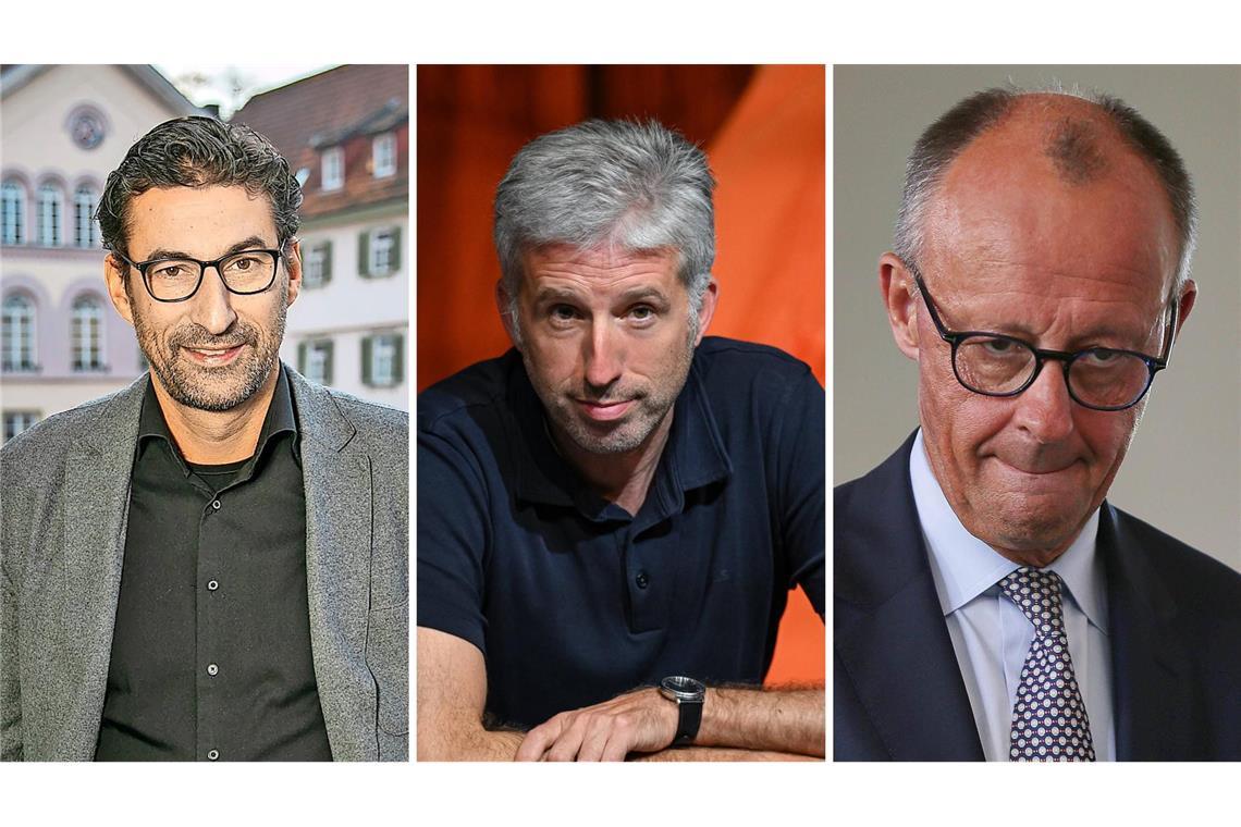 Matthias Klopfer und Boris Palmer haben Antwort von Friedrich Merz erhalten.