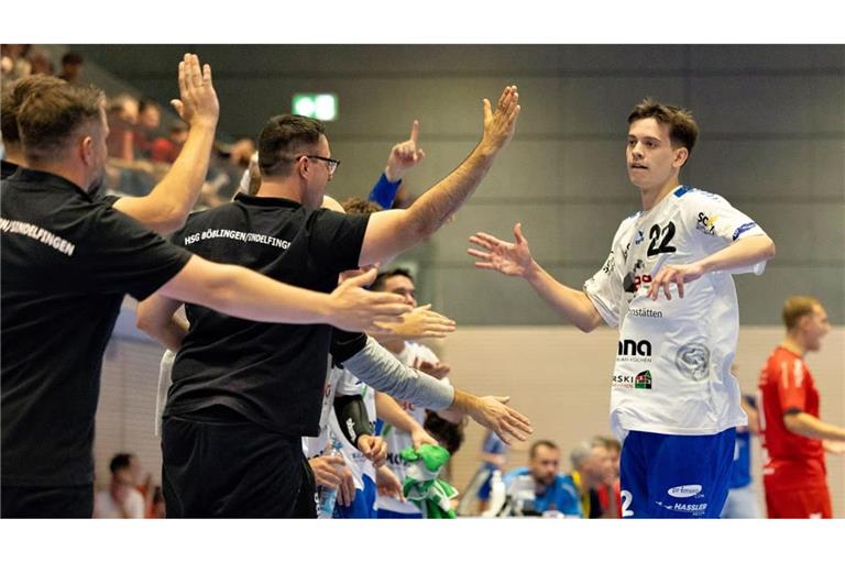 Mattis Brantsch (re.) ist einer von neun Spielern der HSG Böblingen/Sindelfingen aus einem vielversprechenden Jahrgang.