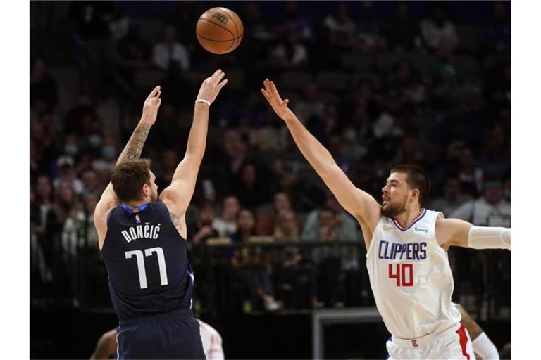 Mavericks-Star Luka Doncic erzielte 51 Punkte gegen die LA Clippers. Foto: Lm Otero/AP/dpa