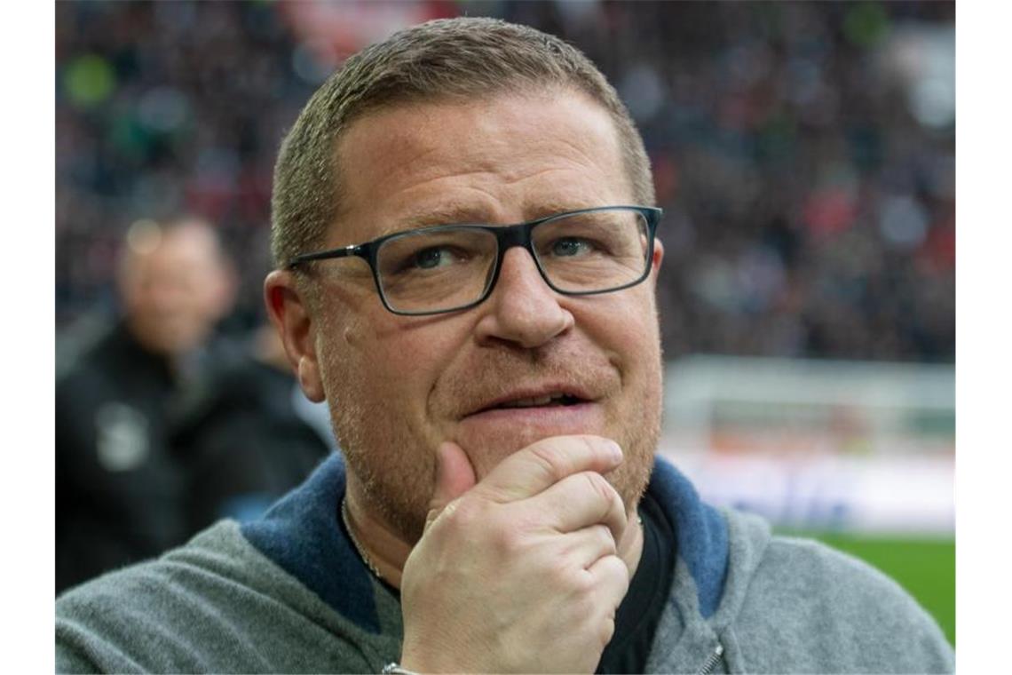 Eberls Aufgaben: Trainersuche und ungeklärte Personalien Max Eberl, Sportchef von Borussia Mönchengladbach, steht vor schweren Aufgaben. Foto: Stefan Puchner/dpa