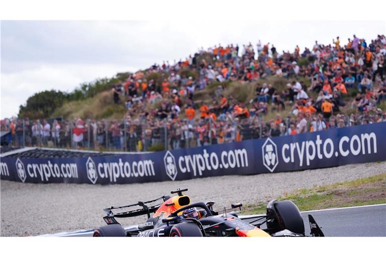 Max Verstappen auf der Strecke.