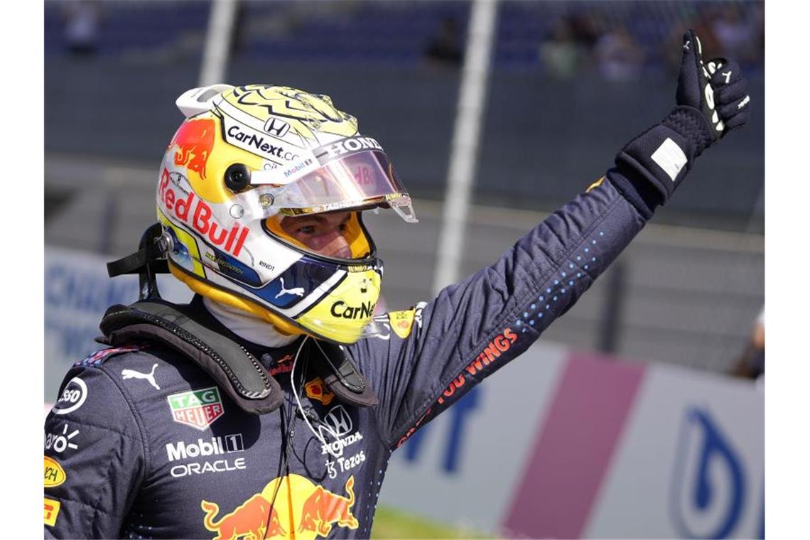 Max Verstappen holte die Pole Position. Foto: Darko Vojinovic/AP/dpa