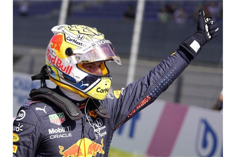 Max Verstappen holte die Pole Position. Foto: Darko Vojinovic/AP/dpa