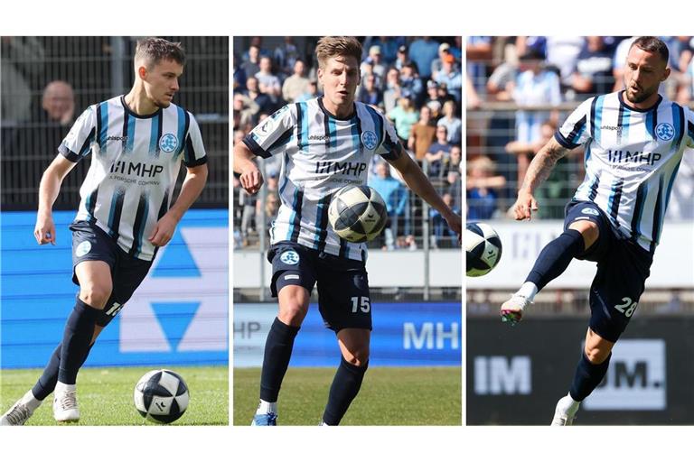 Maximilan Zaiser, Nico Blank, Lukas Kiefer (v. li.): Einer aus dem Trio ersetzt Per Lockl.