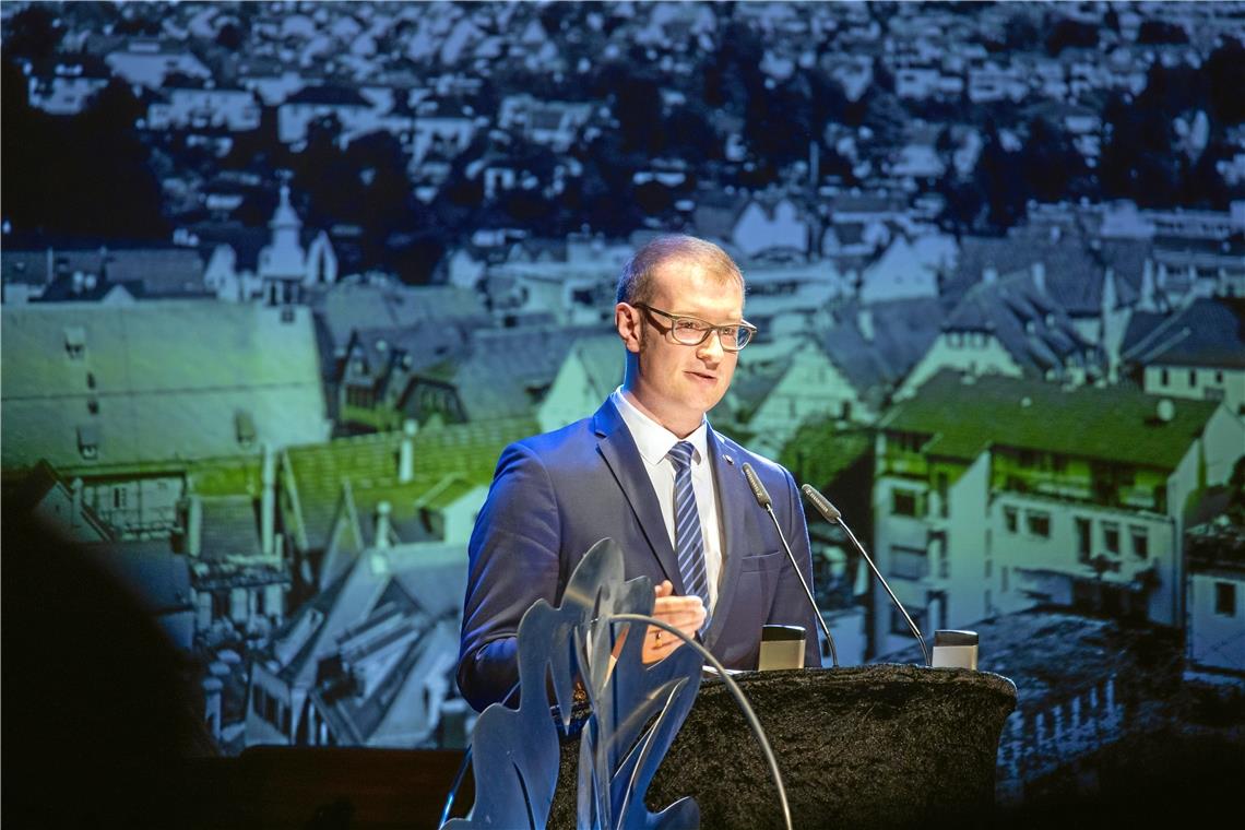 Maximilian Friedrich // 18. Backnanger Wirtschaftsgespräche im Backnanger Bürger...