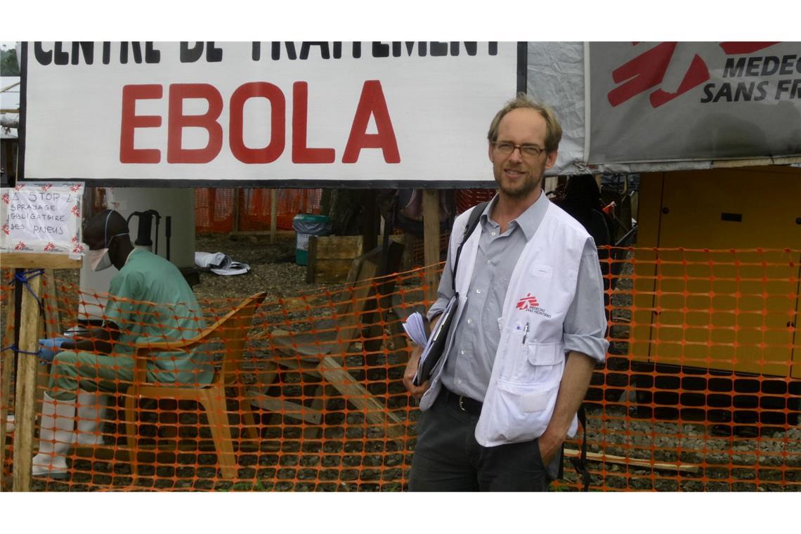 Maximilian Gertler war für die Ärzte ohne Grenzen schon mehrfach im Ebola-Einsatz (Handout)