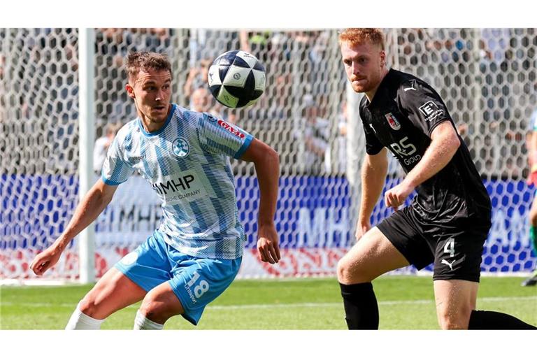 Maximilian Zaiser und die Kickers wollen am Bornheimer Hang erfolgreich sein.