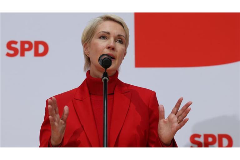 Mecklenburg-Vorpommerns Ministerpräsidentin Manuela Schwesig strebt nach der Landtagswahl die Bildung einer rot-rot-grünen Landesregierung an.