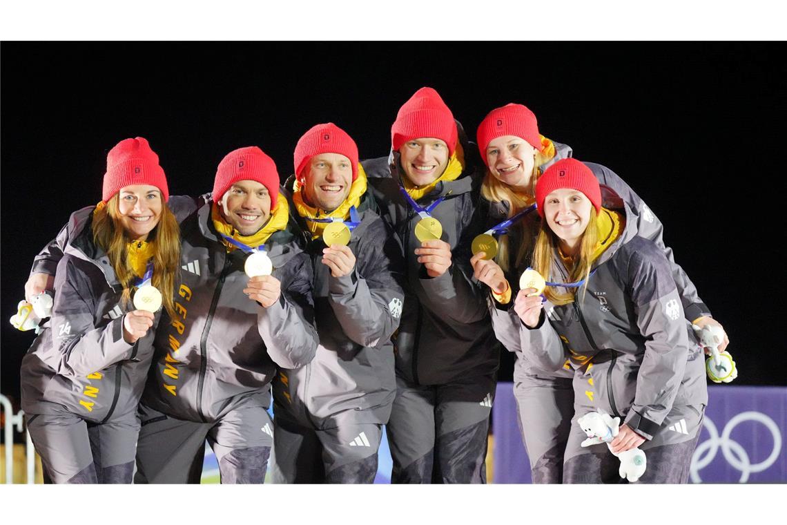 Medaillenbank Eiskanal: Die Rodlerinnen und Rodler lieferten mit Skeleton- und Bobteams die meisten Medaillen. (Archivbild)