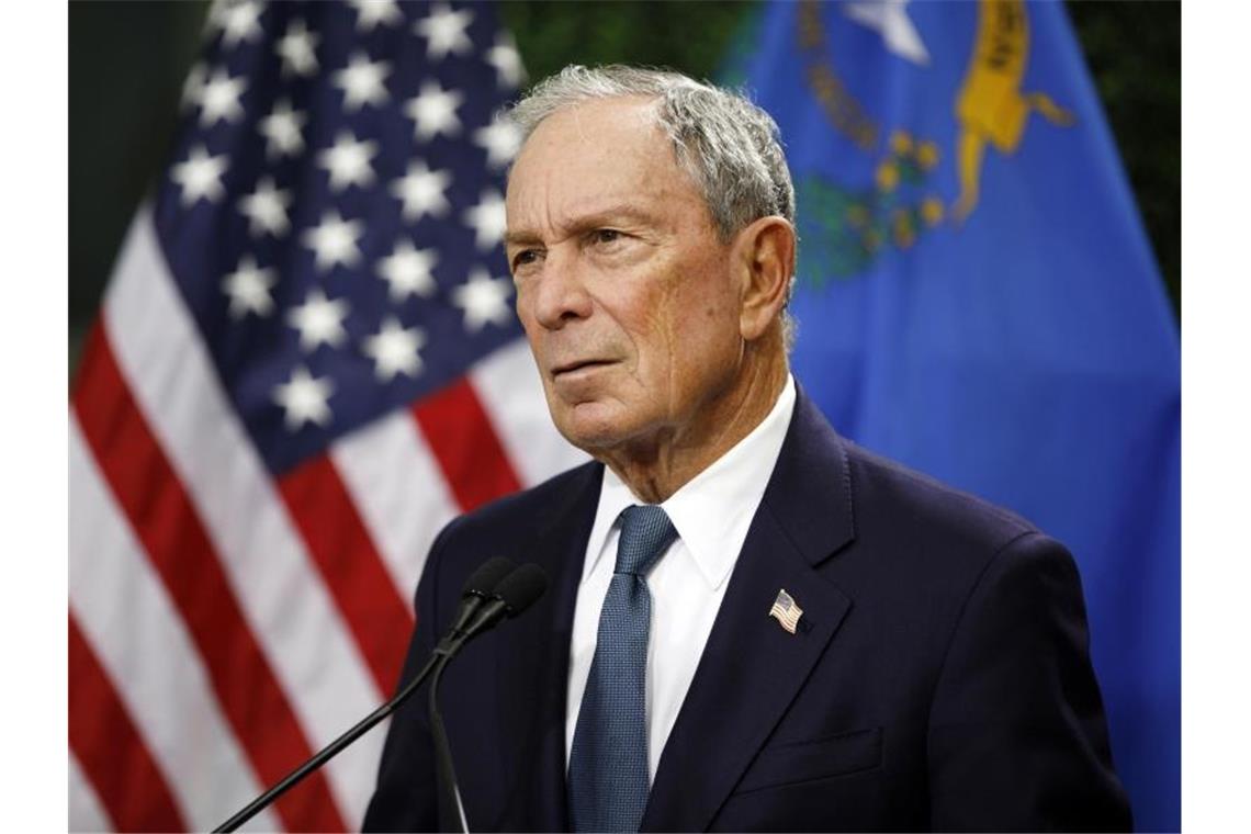Medienunternehmer Michael Bloomberg gilt als einer der reichsten Männer der Welt und könnte erhebliche finanzielle Mittel in einen Wahlkampf einbringen. Foto: John Locher/AP/dpa