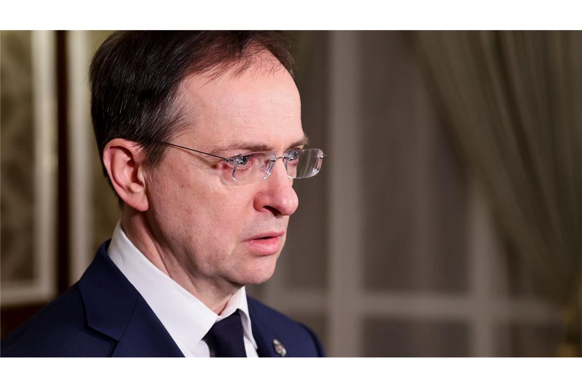 Ukraine und Russland nehmen neuen Anlauf zu Friedensgespräch Medinski führt die russische Delegation an.