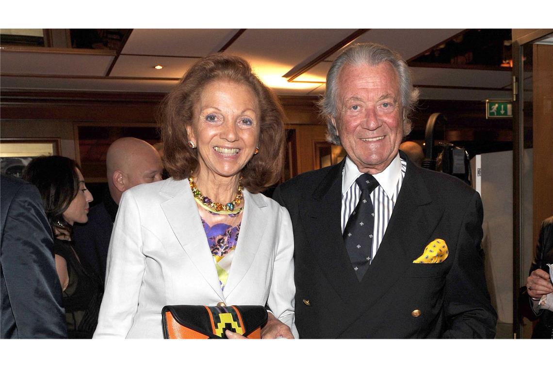 Molkerei-Unternehmer Toni Meggle ist tot Meggles Ehefrau Marina (l) soll das Erbe ihres Mannes nun weiterführen. (Archivbild)