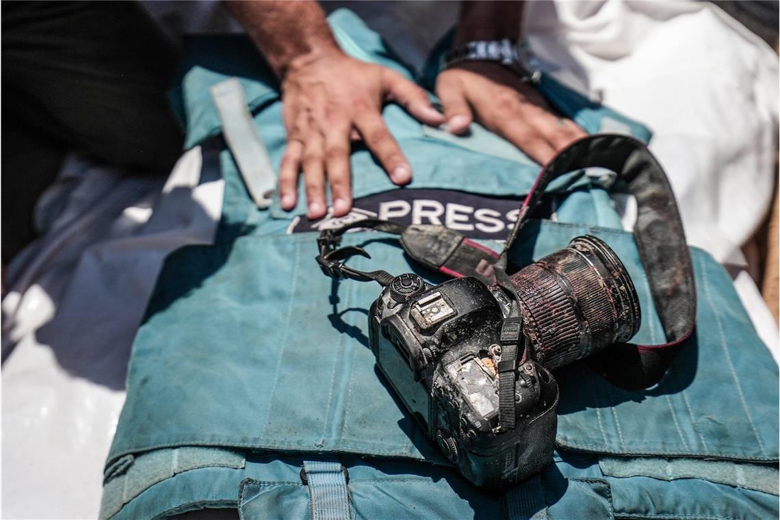 Netanjahu warnt Einwohner der Stadt Gaza: „verschwinden Sie" Mehr als 250 Medien aus über 70 Ländern haben sich nach Angaben von Reporter ohne Grenzen einer Protestaktion für eine unabhängige Berichterstattung aus dem Gazastreifen angeschlossen (Archivfoto).