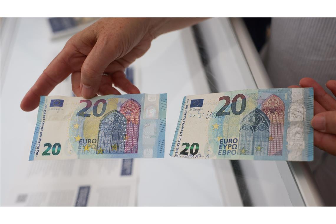 Bundesbank: Geldfälscher bevorzugen gängige Scheine Mehr Falschgeld im Zahlungsverkehr entdeckt.