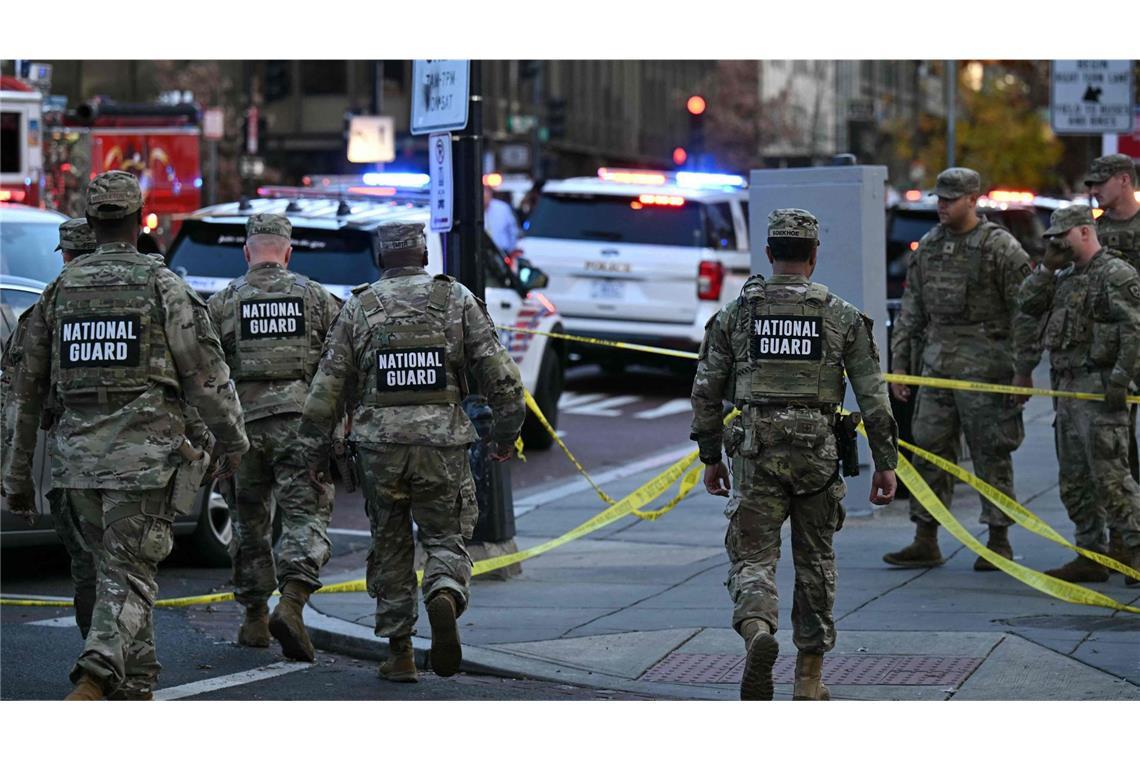 Mehrere Soldaten der Nationalgarde sind in Washington getötet worden.