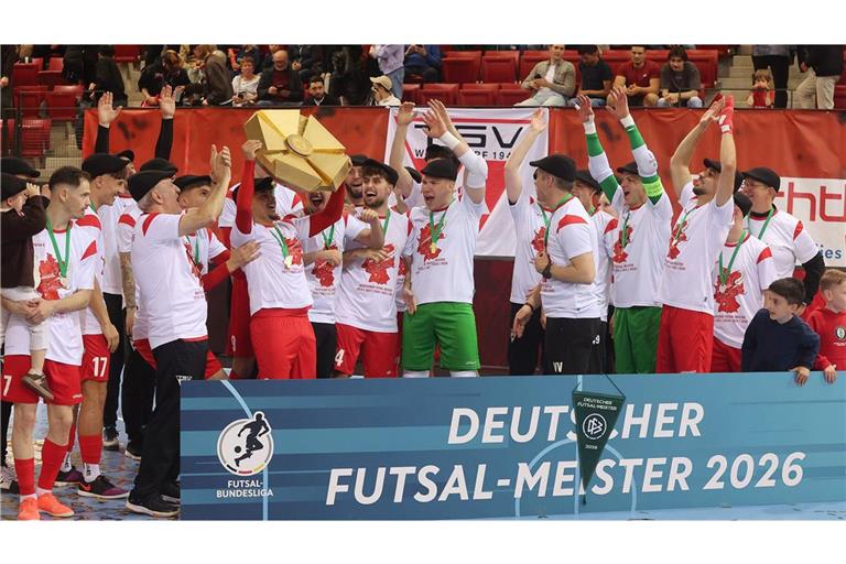 Meister-Jubel beim TSV Weilimdorf.