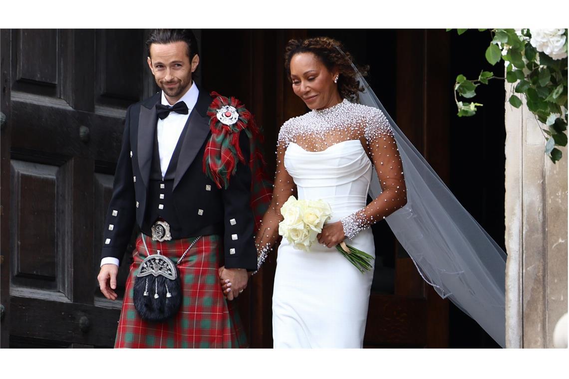 Ex-Spice-Girl heiratet in der St.-Paul’s-Cathedral Mel B und ihr Verlobter Rory McPhee gaben sich das Ja-Wort.
