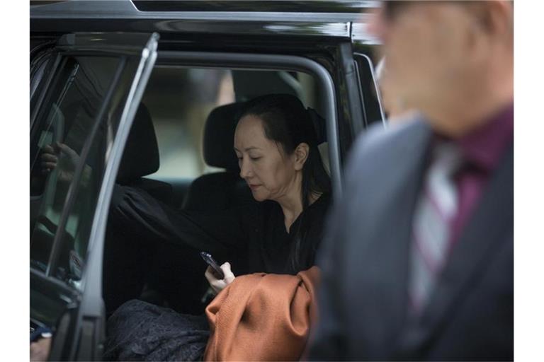 Meng Wanzhou steht seit über einem Jahr in Kanada unter Hausarrest. Foto: Darryl Dyck/The Canadian Press/AP/dpa