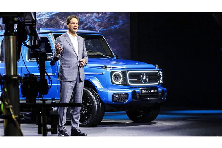Mercedes-Chef Ola Källenius setzt hohe Erwartungen in die elektrische G-Klasse.