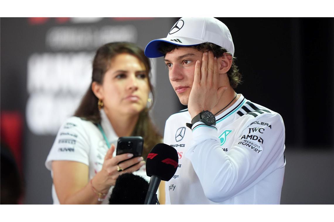 Anschluss verloren: Vertrauenskrise bremst Mercedes-Team Mercedes-Jungstar Kimi Antonelli kämpft mit dem Druck.