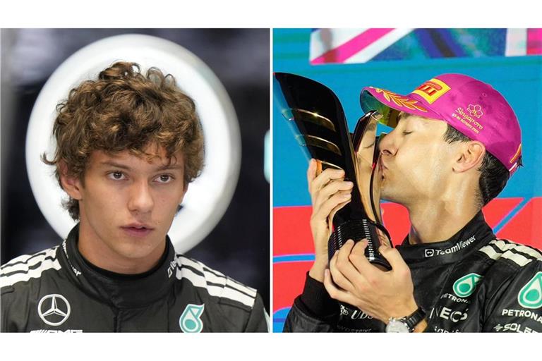 Mercedes setzt weiterhin auf sein aktuelles Fahrerduo Russell und Antonelli. (Archivbild)