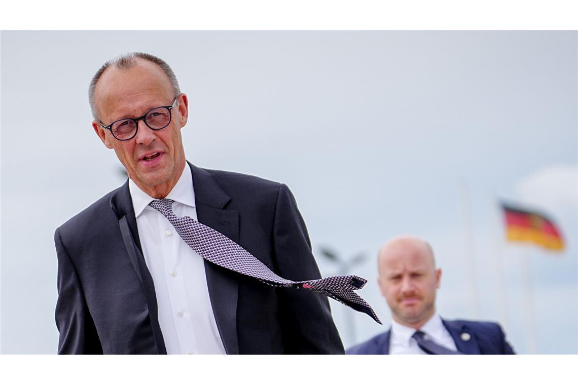 Bilder des Tages Merz auf dem Weg zum Nato-Gipfel