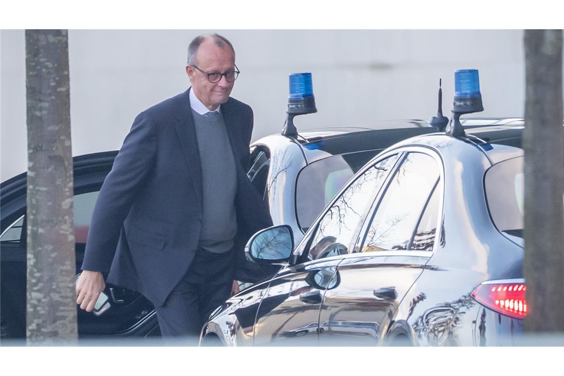 Merz empfängt Selenskyj und Kushner.