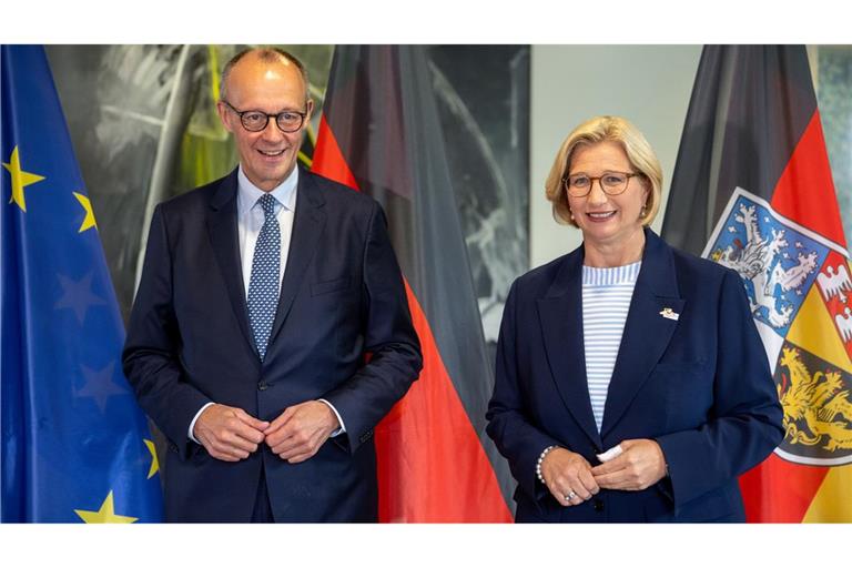 Merz kam zum Antrittsbesuch ins Saarland