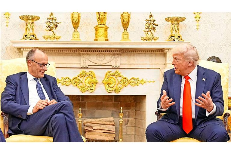 Merz kann geduldig zuhören. Der deutsche Bundeskanzler ist zum Antrittsbesuch beim US-Präsidenten.