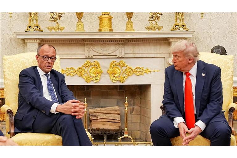 Merz kennt das Oval Office im Weißen Haus bereits. (Archivbild)