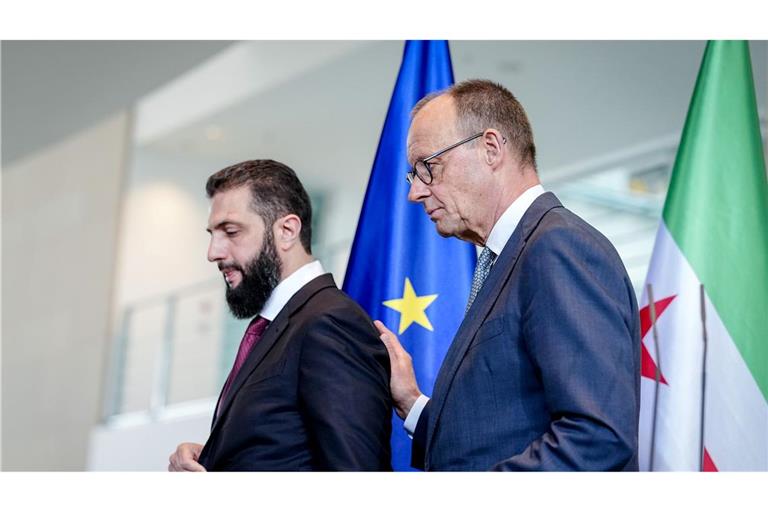 Merz nennt eine Zielmarke für die Rückkehr syrischer Flüchtlinge – und bezeichnet sie als Wunsch des syrischen Präsidenten.