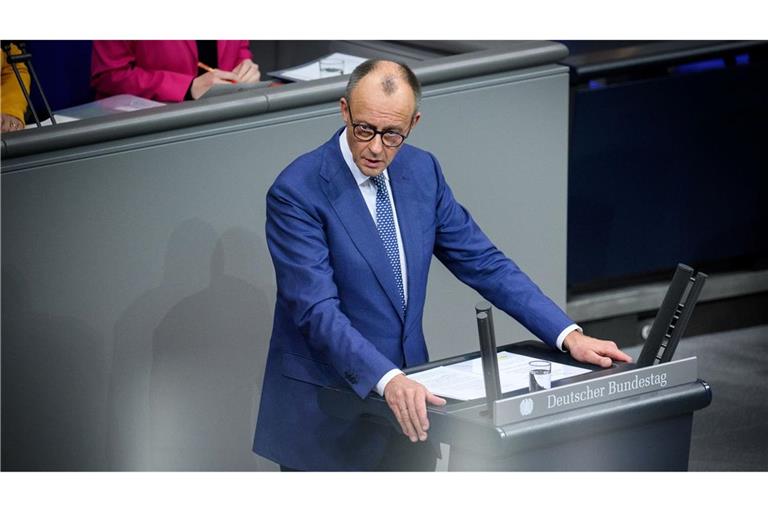 Merz nutzt seine Regierungserklärung für einen deutlichen Appell an die Europäer.